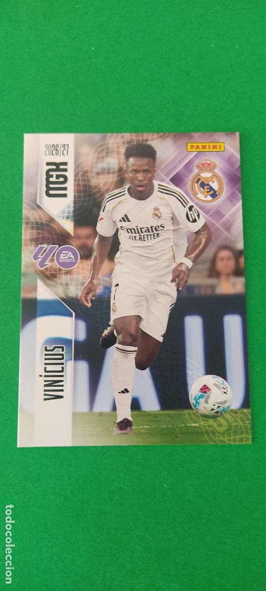 Cromos de f&uacute;tbol: TRADING CARD FUTBOL VINICIUS REAL MADRID C.F. N&ordm; 234 LIGA MEGACRACKS 2026-2027/26-27 PANINI