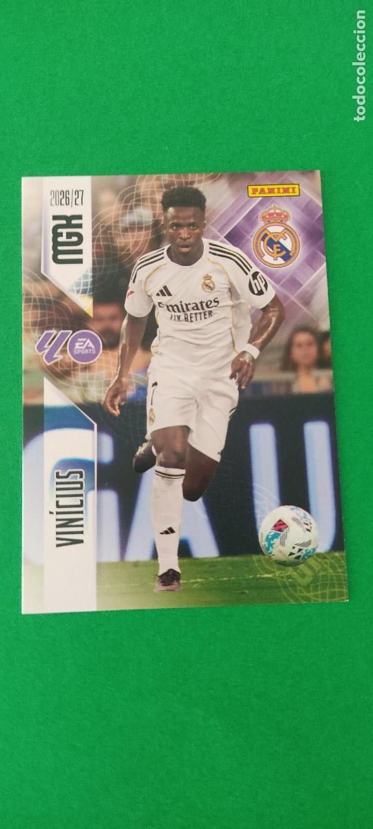 Cromos de f&uacute;tbol: TRADING CARD FUTBOL VINICIUS REAL MADRID C.F. N&ordm; 234 LIGA MEGACRACKS 2026-2027/26-27 PANINI