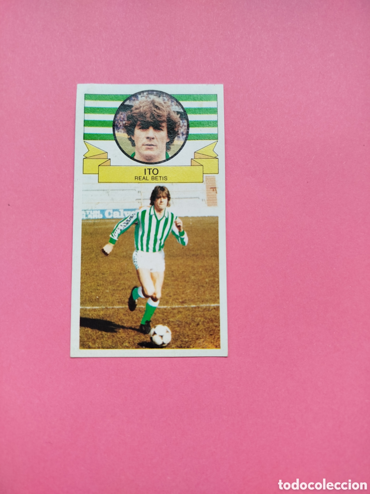 Cromos de f&uacute;tbol: ITO BETIS COLOCA LIGA ESTE 85-86 DESPEGADO