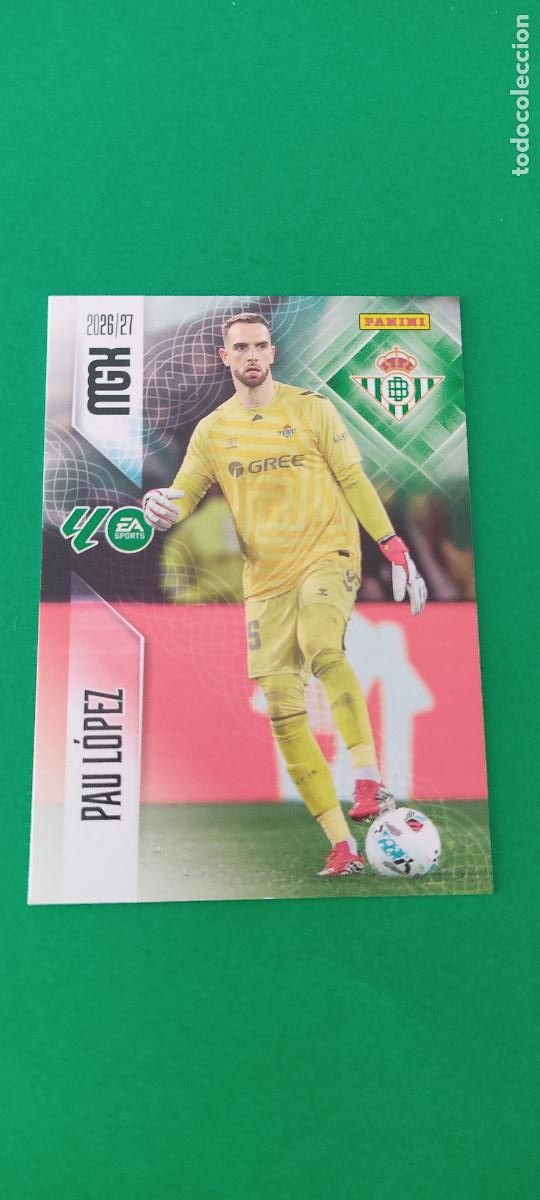 Cromos de f&uacute;tbol: TRADING CARD FUTBOL PAU LOPEZ REAL BETIS BALOMPIE N&ordm; 93 LIGA MEGACRACKS 2026-2027/26-27 PANINI