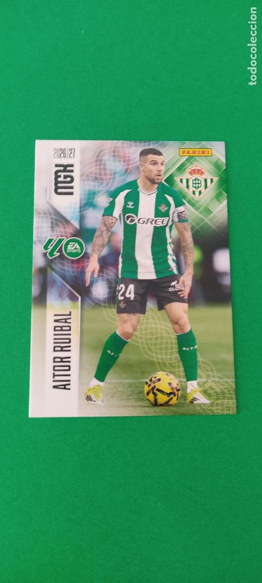 Football Stickers: TRADING CARD FUTBOL RUIBAL REAL BETIS BALOMPIE N&ordm; 94 LIGA MEGACRACKS 2026-2027/26-27 PANINI