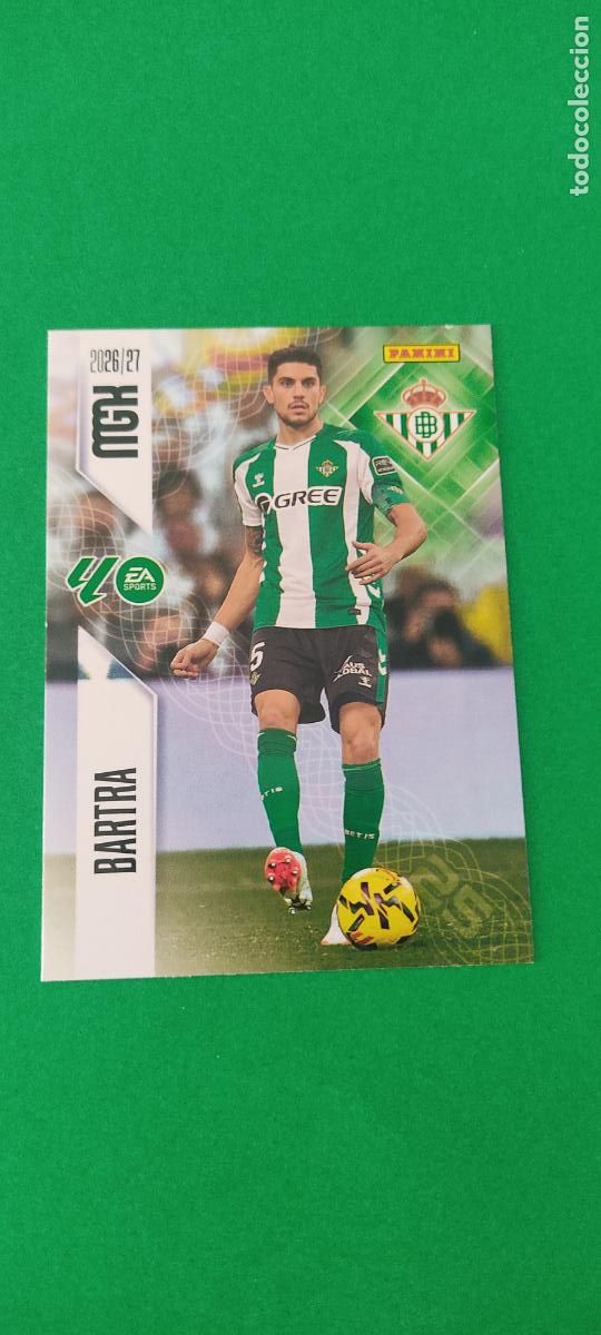 Cromos de Futebol: TRADING CARD FUTBOL BARTRA REAL BETIS BALOMPIE N&ordm; 95 LIGA MEGACRACKS 2026-2027/26-27 PANINI