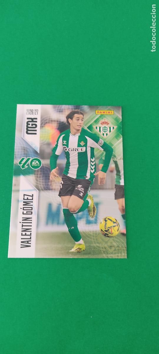 Football Stickers: TRADING CARD FUTBOL VALENTIN REAL BETIS BALOMPIE N&ordm; 98 LIGA MEGACRACKS 2026-2027/26-27 PANINI