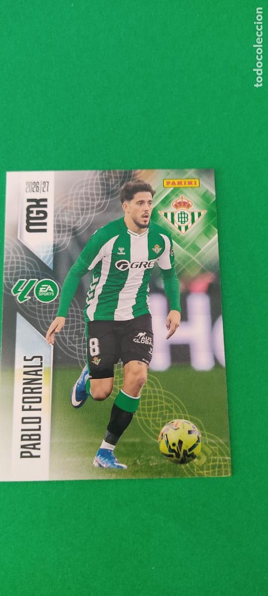 Football Stickers: TRADING CARD FUTBOL FORNALS REAL BETIS BALOMPIE N&ordm; 102 LIGA MEGACRACKS 2026-2027/26-27 PANINI