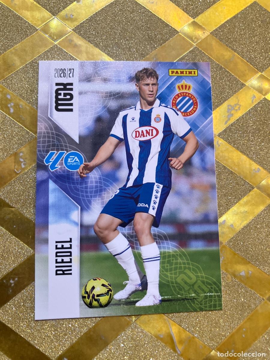 Football Stickers: CROMO DE FUTBOL NUMERO 168 RIEDEL ESPA&Ntilde;OL ESPANYOL LIGA 2026 2027 MEGACRAKS MGK PANINI !