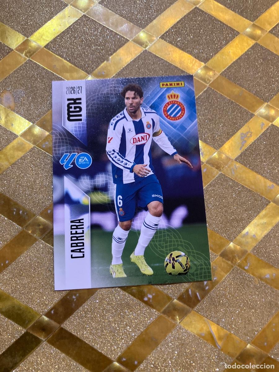 Football Stickers: CROMO DE FUTBOL NUMERO 169 CABRERA ESPA&Ntilde;OL ESPANYOL LIGA 2026 2027 MEGACRAKS MGK PANINI !