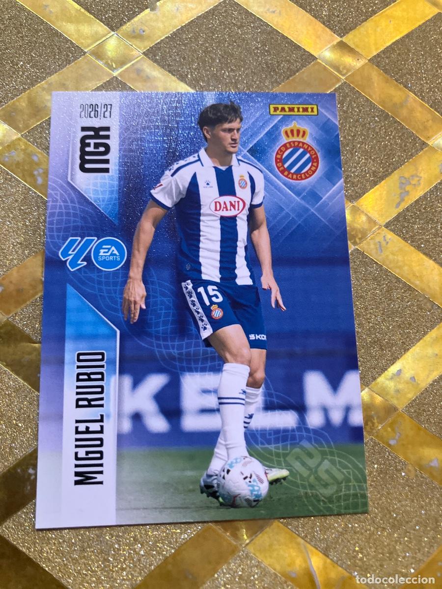 Football Stickers: CROMO DE FUTBOL NUMERO 170 MIGUEL RUBIO ESPA&Ntilde;OL ESPANYOL LIGA 2026 2027 MEGACRAKS MGK PANINI !