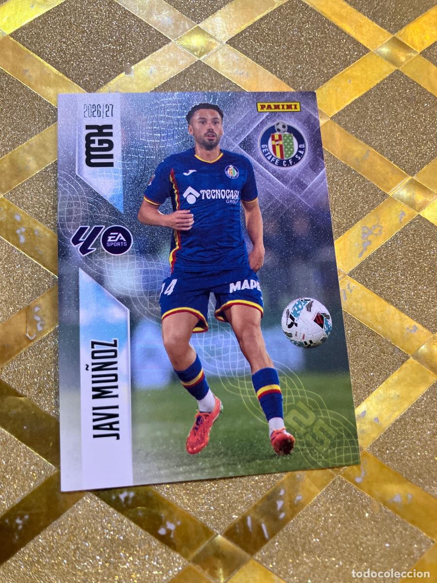 Cromos de Futebol: CROMO DE FUTBOL NUMERO 191 JAVI MU&Ntilde;OZ GETAFE LIGA 2026 2027 MEGACRAKS MGK PANINI !