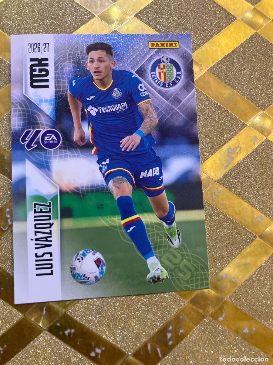 Cromos de Futebol: CROMO DE FUTBOL NUMERO 196 LUIS VAZQUEZ GETAFE LIGA 2026 2027 MEGACRAKS MGK PANINI !