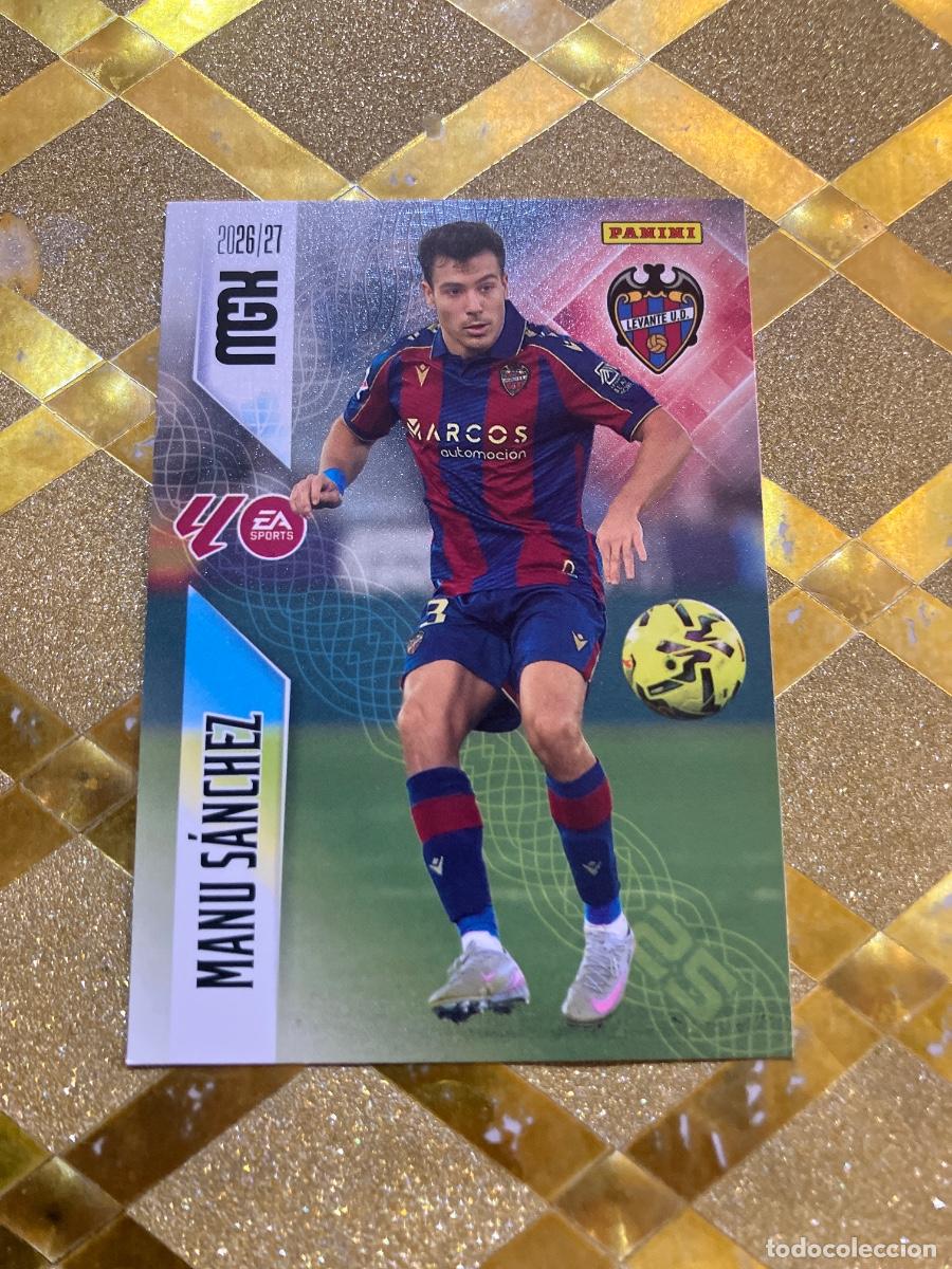 Fu&szlig;ball-Sticker: CROMO DE FUTBOL NUMERO 206 MANU SANCHEZ LEVANTE LIGA 2026 2027 MEGACRAKS MGK PANINI !