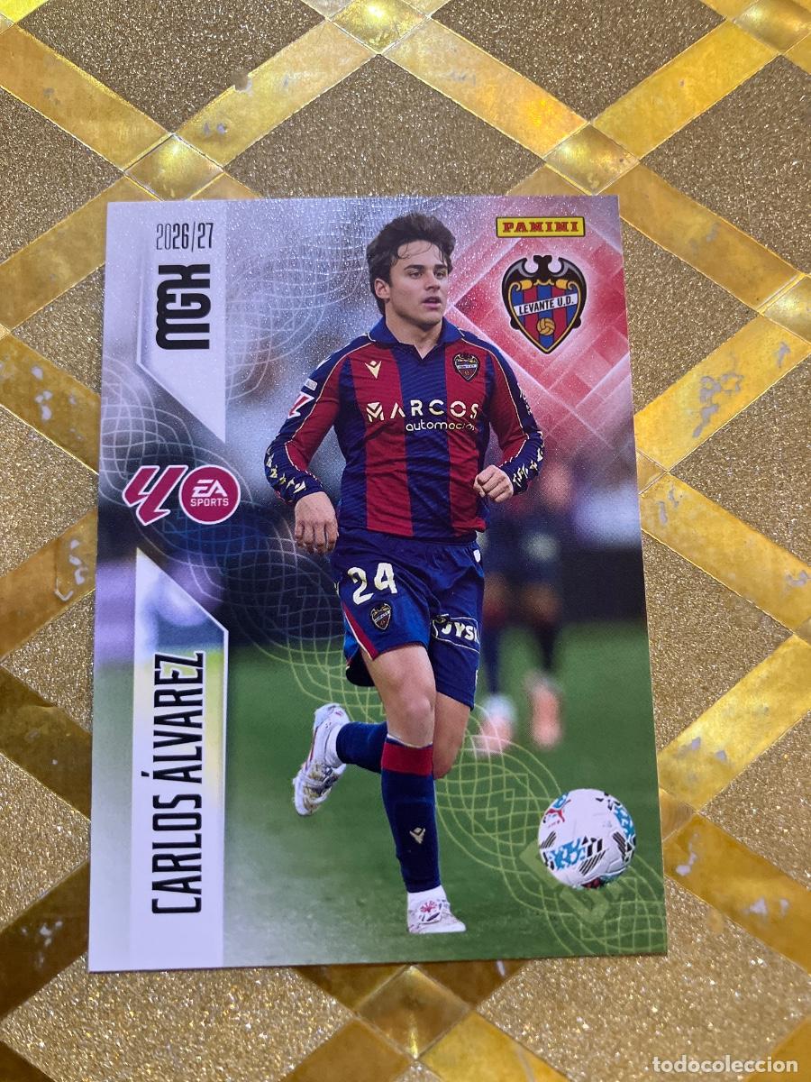 Fu&szlig;ball-Sticker: CROMO DE FUTBOL NUMERO 211 CARLOS ALVAREZ LEVANTE LIGA 2026 2027 MEGACRAKS MGK PANINI !