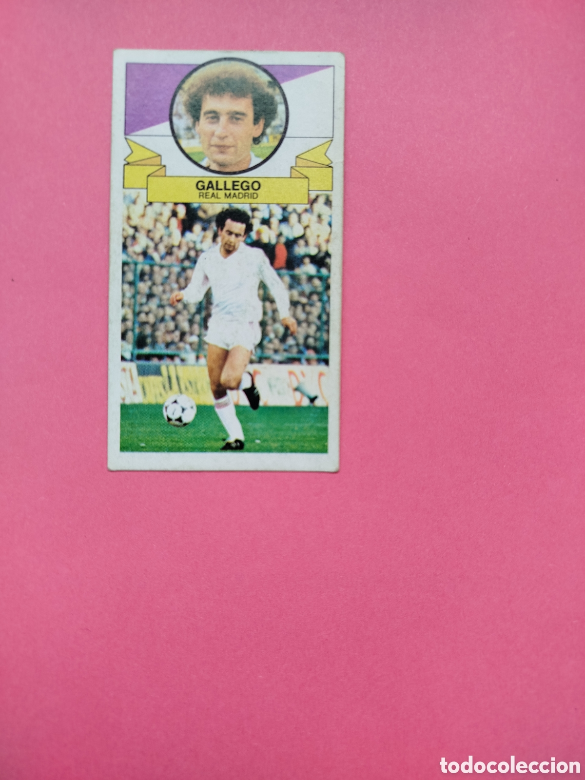 Cromos de f&uacute;tbol: GALLEGO SIN PUBLICIDAD REAL MADRID LIGA ESTE 85-86 DESPEGADO