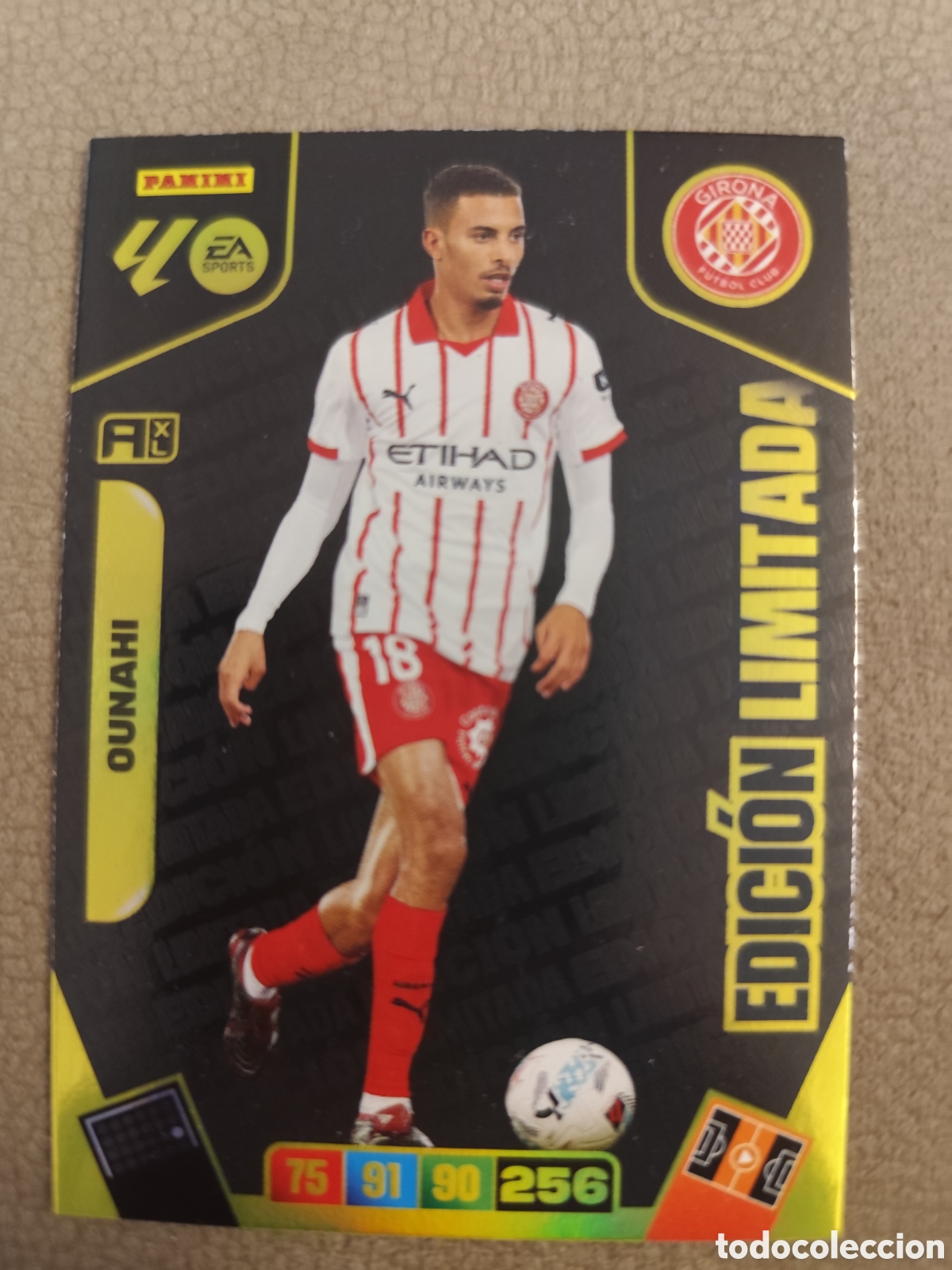Cromos de f&uacute;tbol: Ounahi Edici&oacute;n Limitada Girona Adrenalyn XL 2025 2026
