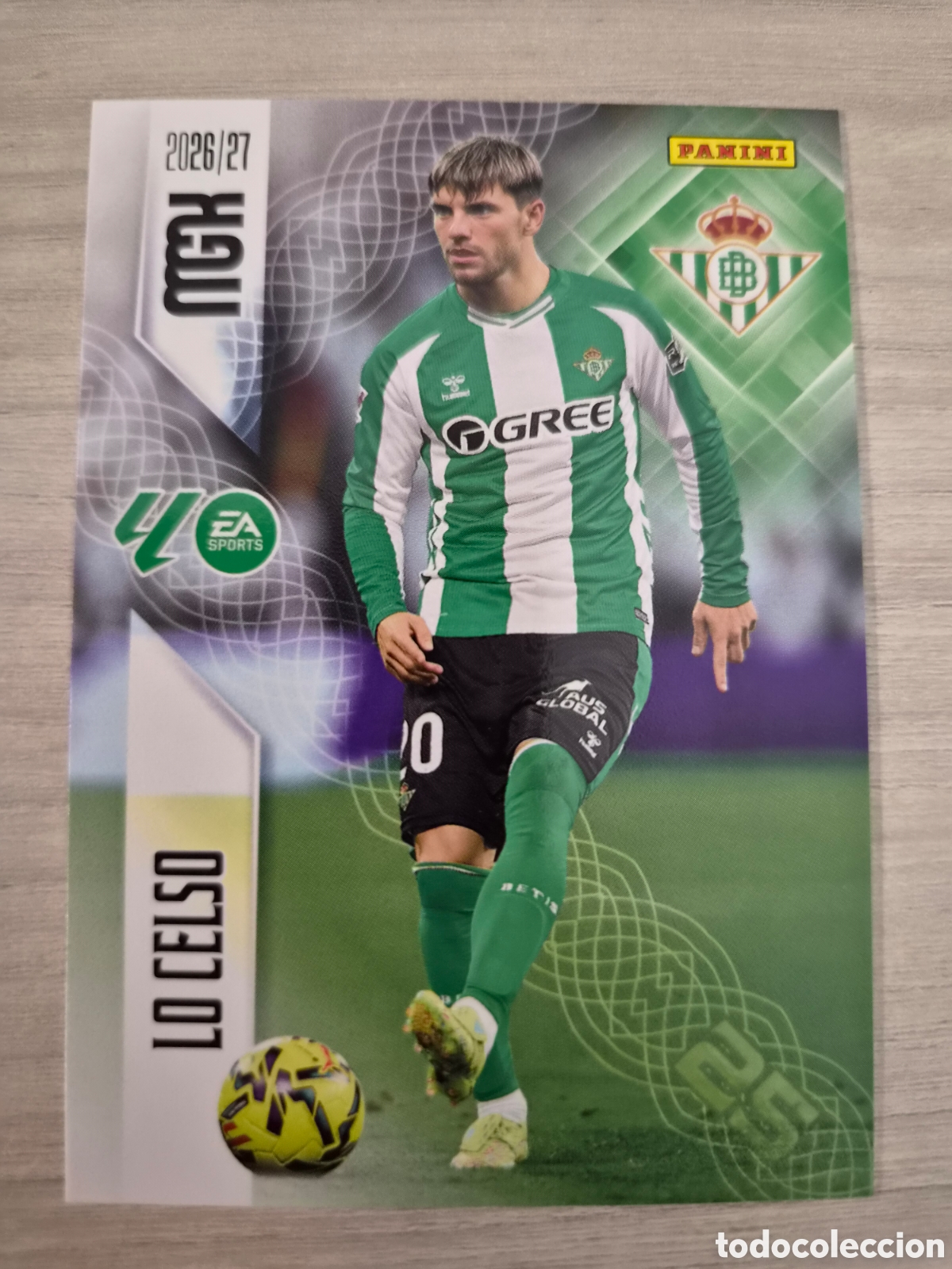 Figurine di Calcio: N&deg;103 Betis Lo Celso Megacracks 26/27
