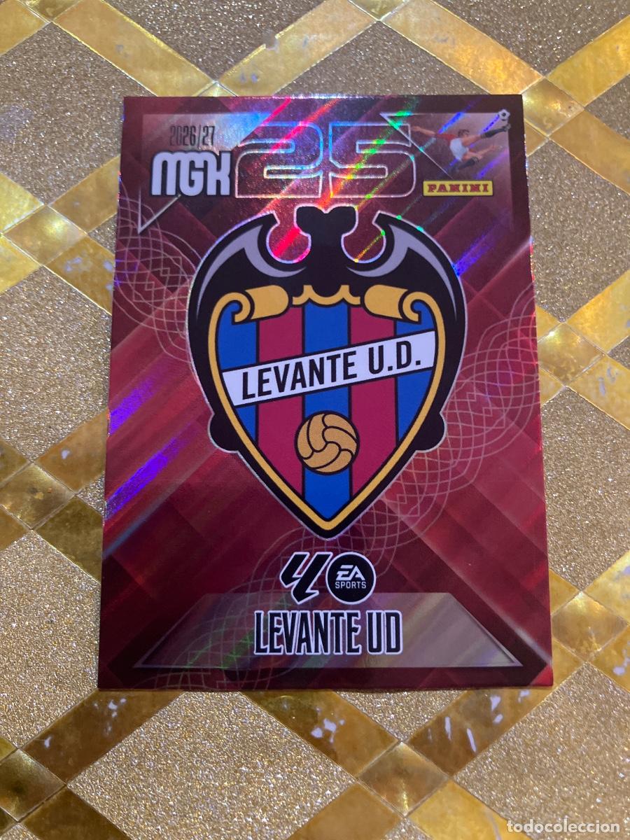 Football Stickers: CROMO DE FUTBOL NUMERO 199 ESCUDO DEL LEVANTE LIGA 2026 2027 MEGACRAKS MGK PANINI !