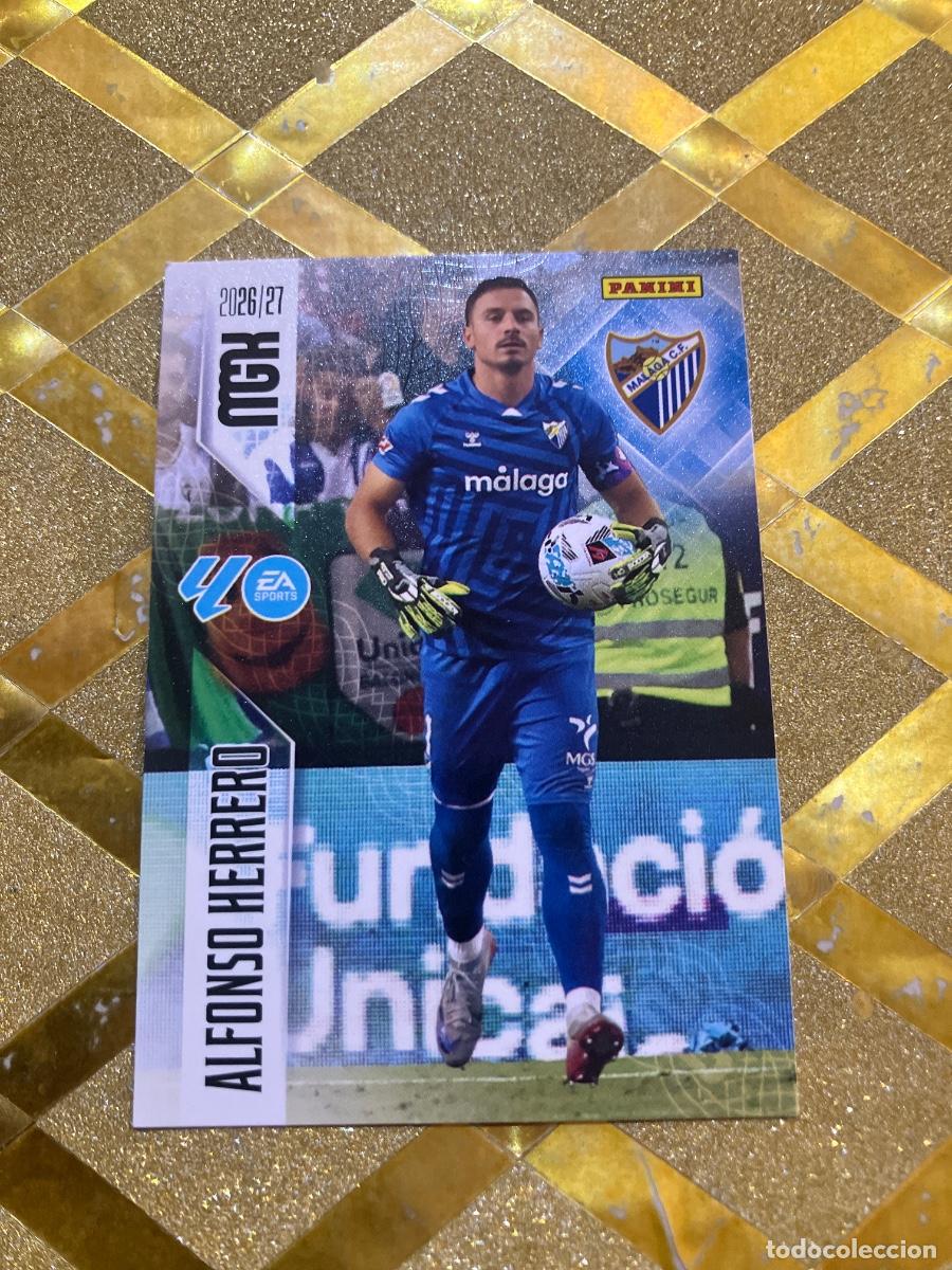 Figurine di Calcio: CROMO DE FUTBOL NUMERO 236 ALFONSO HERRERO MALAGA LIGA 2026 2027 MEGACRAKS MGK PANINI !
