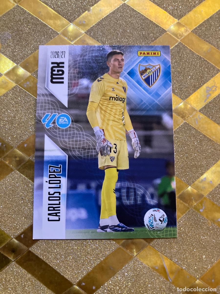 Figurine di Calcio: CROMO DE FUTBOL NUMERO 237 CARLOS LOPEZ MALAGA LIGA 2026 2027 MEGACRAKS MGK PANINI !