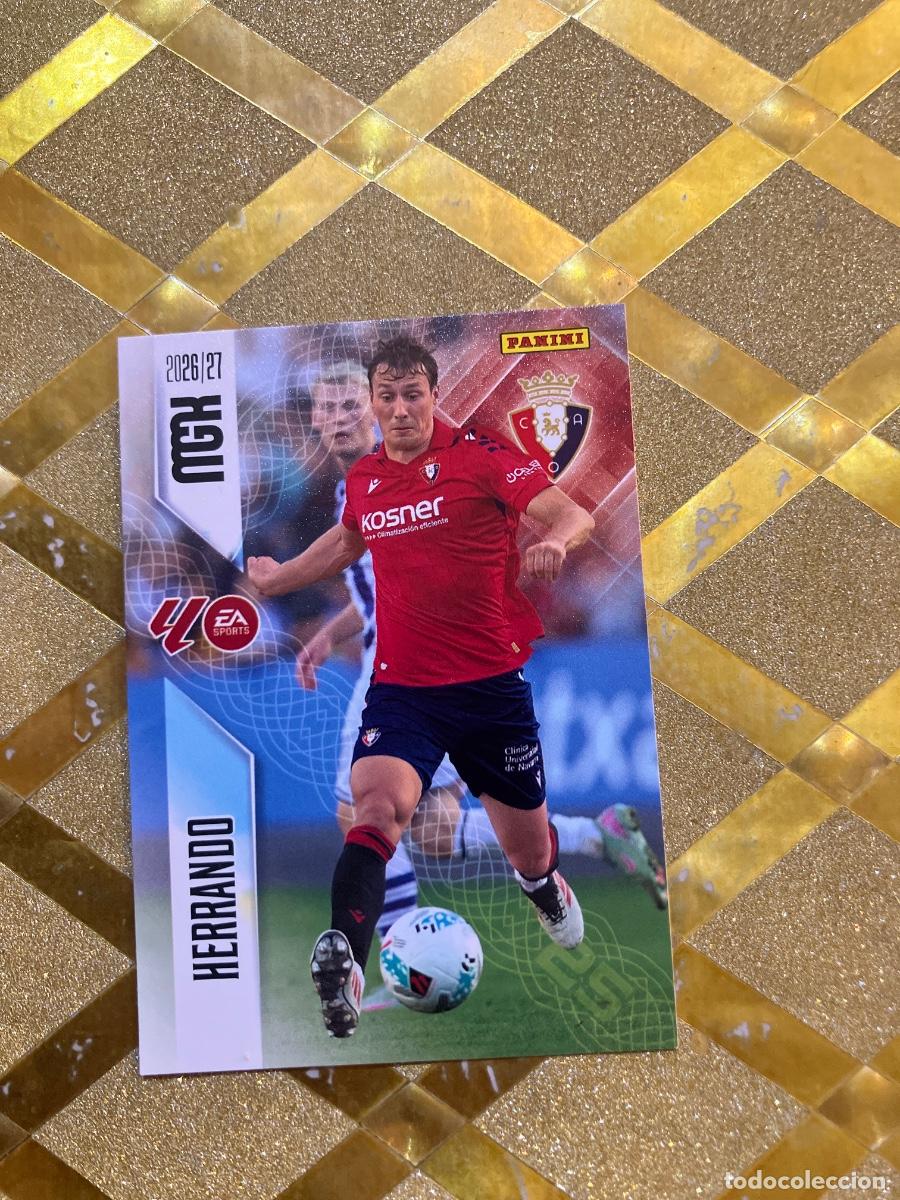 Cartes &agrave; collectionner de Football: CROMO DE FUTBOL NUMERO 259 HERRANDO OSASUNA LIGA 2026 2027 MEGACRAKS MGK PANINI !