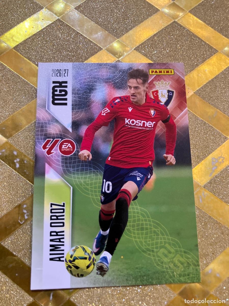 Cartes &agrave; collectionner de Football: CROMO DE FUTBOL NUMERO 266 AIMAR OROZ OSASUNA LIGA 2026 2027 MEGACRAKS MGK PANINI !