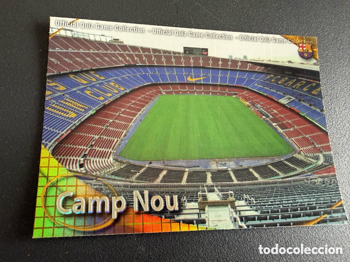 Figurine di Calcio: MUNDICROMO 2011. 002. CAMP NOU. Brillo Cuadros