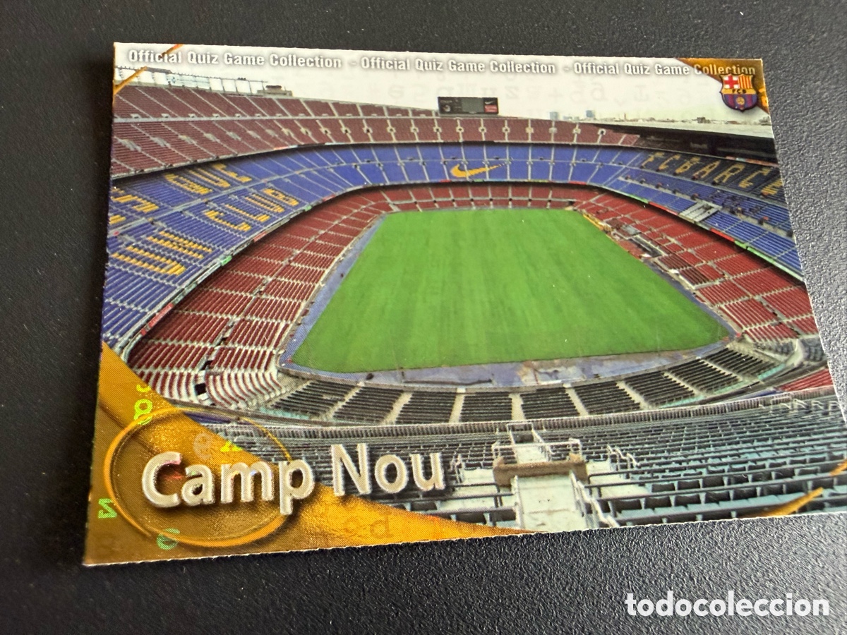 Figurine di Calcio: MUNDICROMO 2011. 002. CAMP NOU. Brillo Letras