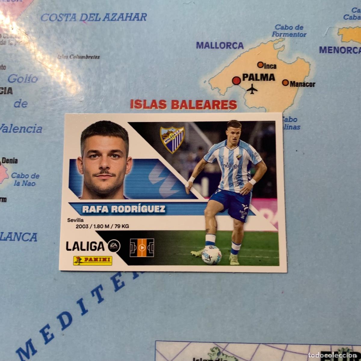 Figurine di Calcio: Rafa Rodr&iacute;guez n&uacute;mero 13A del Malaga cromo liga este 26-27 2026-2027