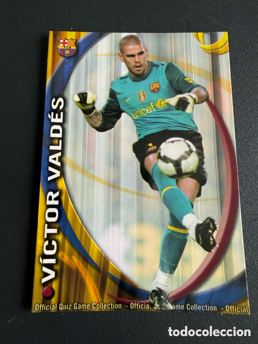 Fu&szlig;ball-Sticker: MUNDICROMO 2011. 004. V&Iacute;CTOR VALD&Eacute;S ( FC Barcelona)