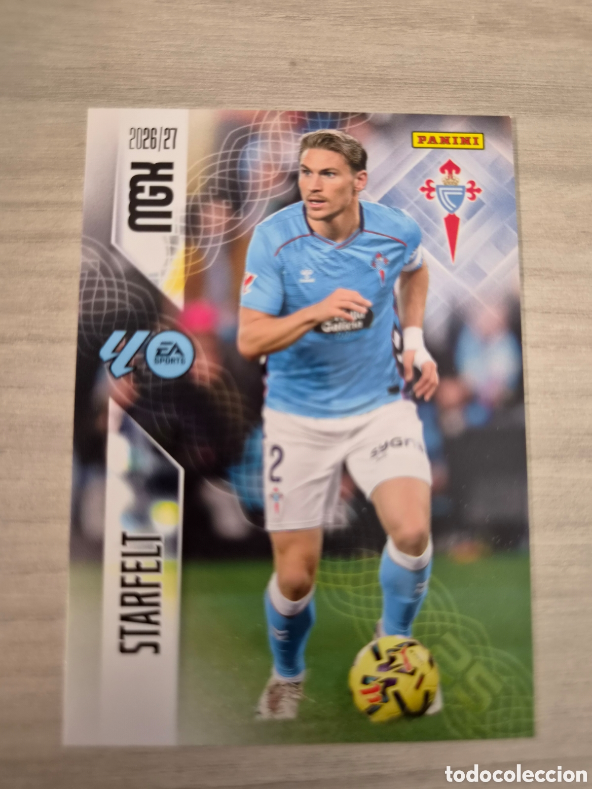 Cromos de f&uacute;tbol: N&deg;115 Celta de Vigo Starfelt Megacracks 26/27