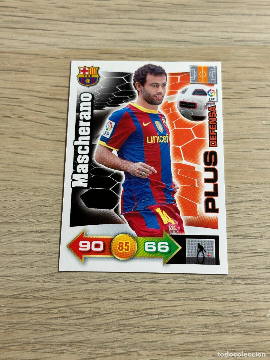 Cromos de f&uacute;tbol: MASCHERANO FC BARCELONA PLUS DEFENSA ADRENALYN XL 2010 2011 / 10 11 PANINI