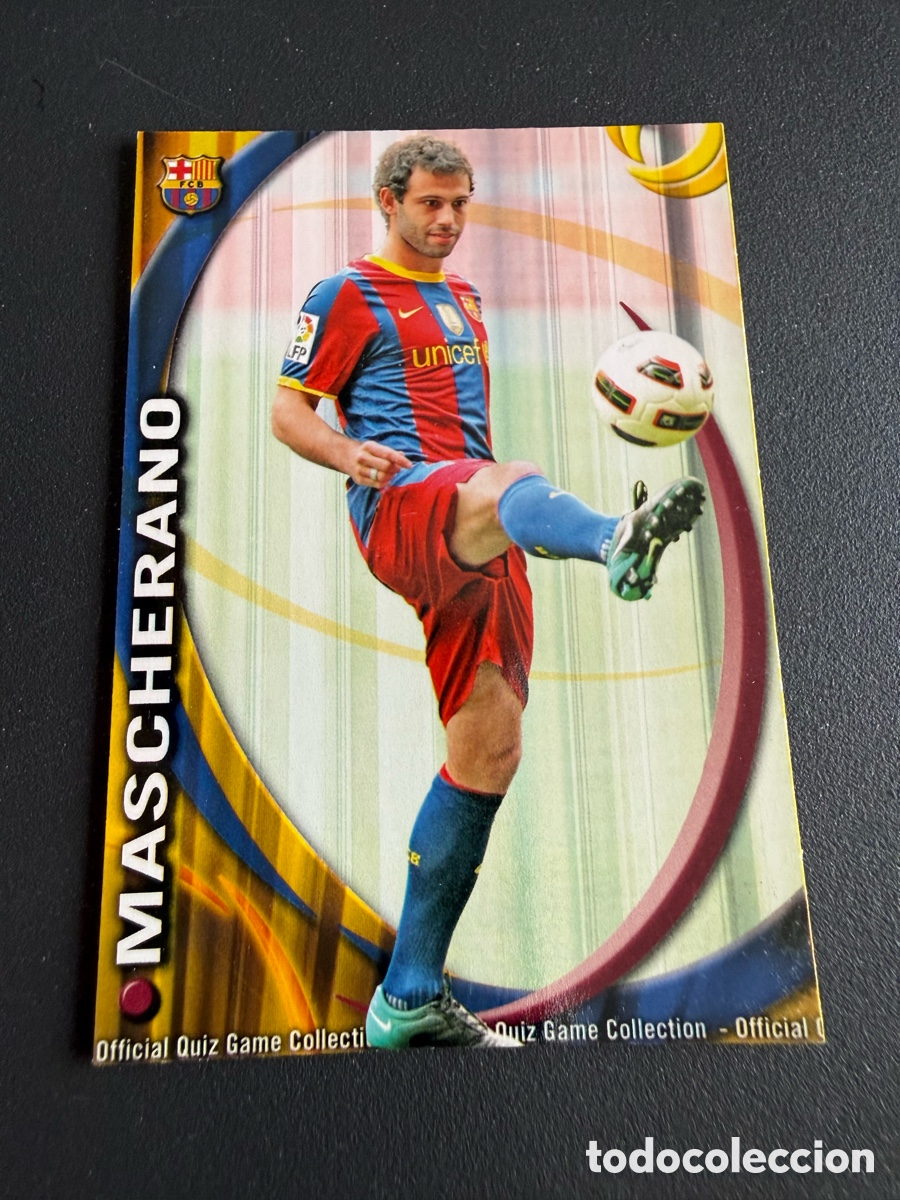 Cromos de f&uacute;tbol: MUNDICROMO 2011. 007. MASCHERANO ( FC Barcelona)
