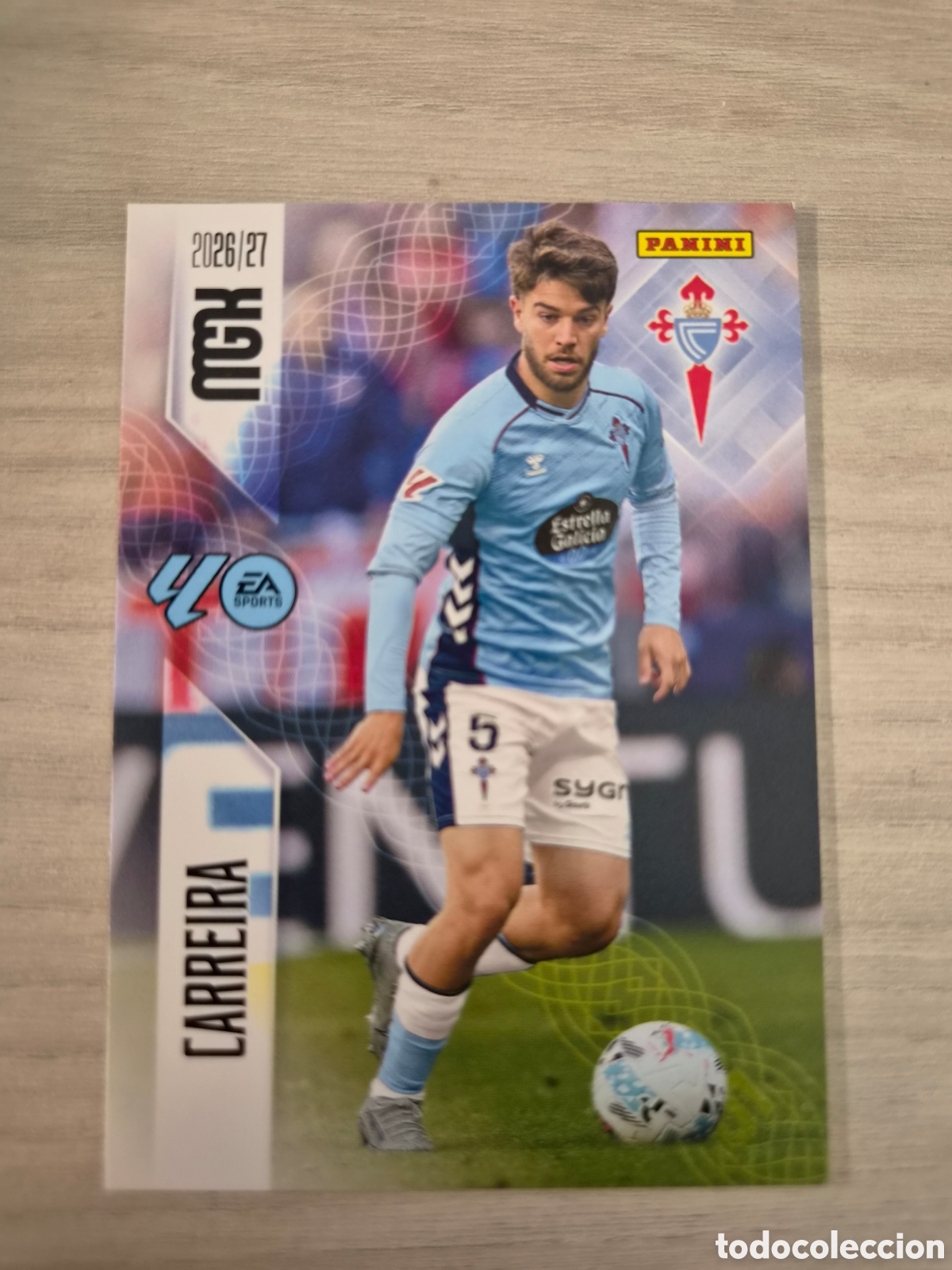 Cromos de f&uacute;tbol: N&deg;117 Celta de Vigo Carreira Megacracks 26/27