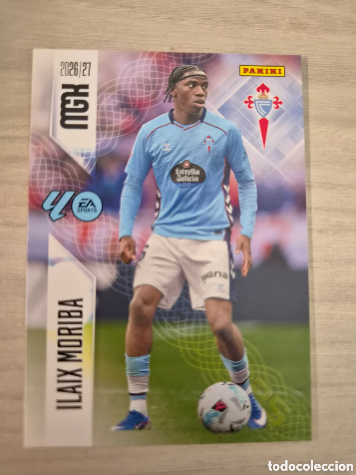 Cromos de f&uacute;tbol: N&deg;118 Celta de Vigo Ilaix Moriba Megacracks 26/27