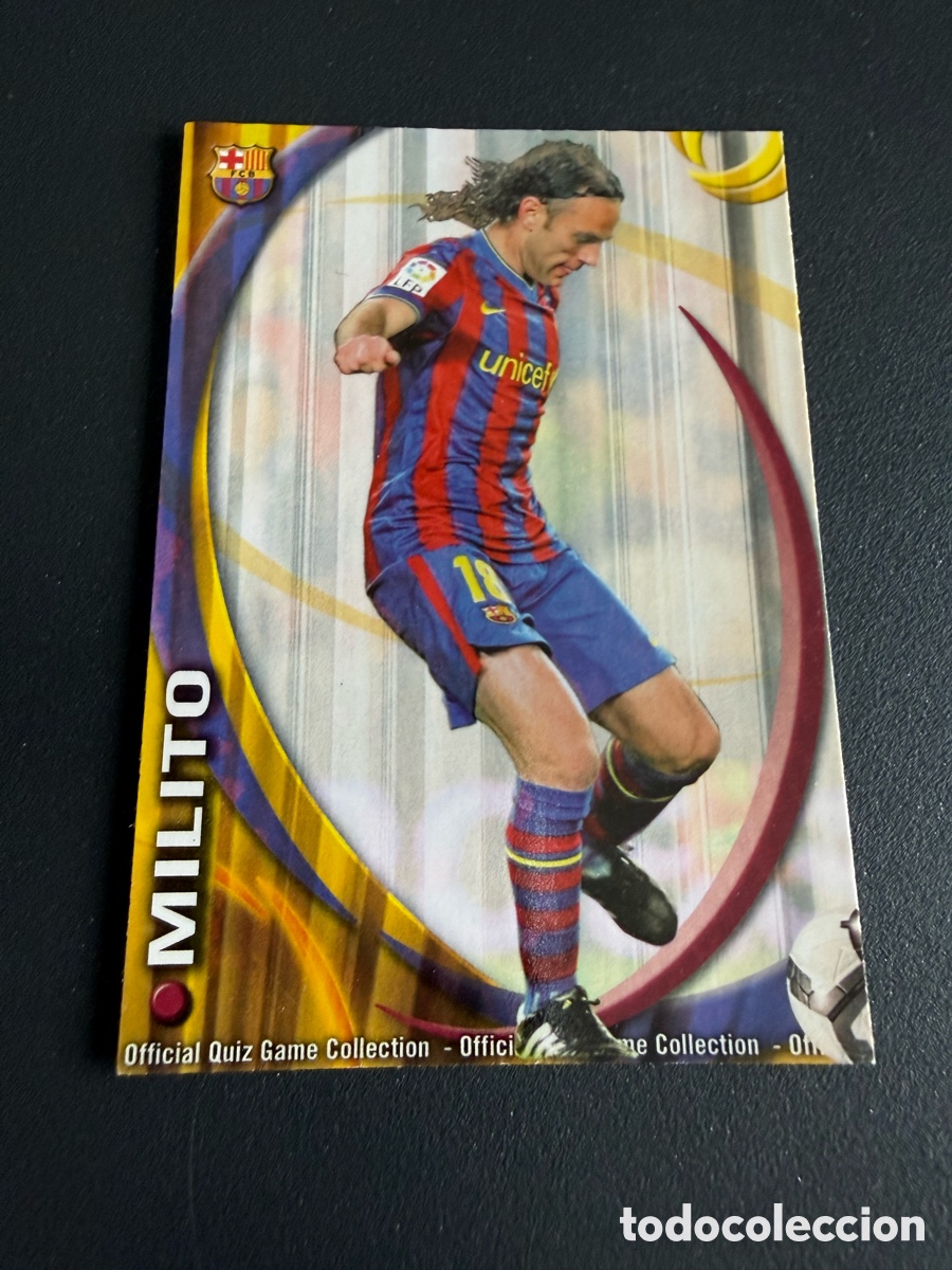 Cromos de f&uacute;tbol: MUNDICROMO 2011. 009 MILITO ( FC Barcelona)