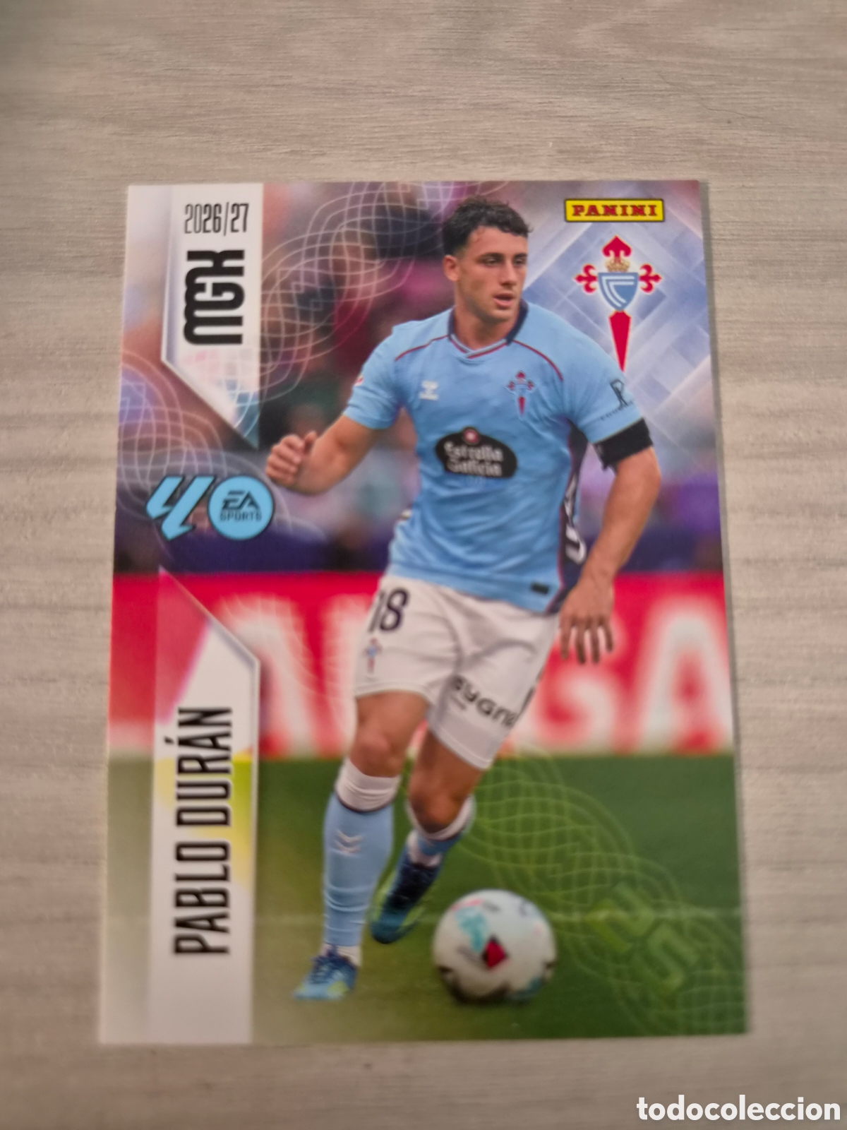 Cromos de f&uacute;tbol: N&deg;123 Celta de Vigo Pablo Duran Megacracks 26/27