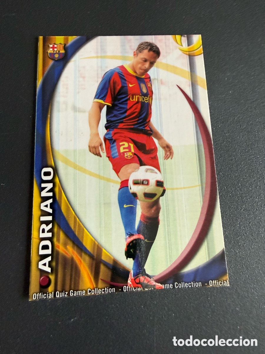 Cromos de f&uacute;tbol: MUNDICROMO 2011. 015 ADRIANO ( FC Barcelona)