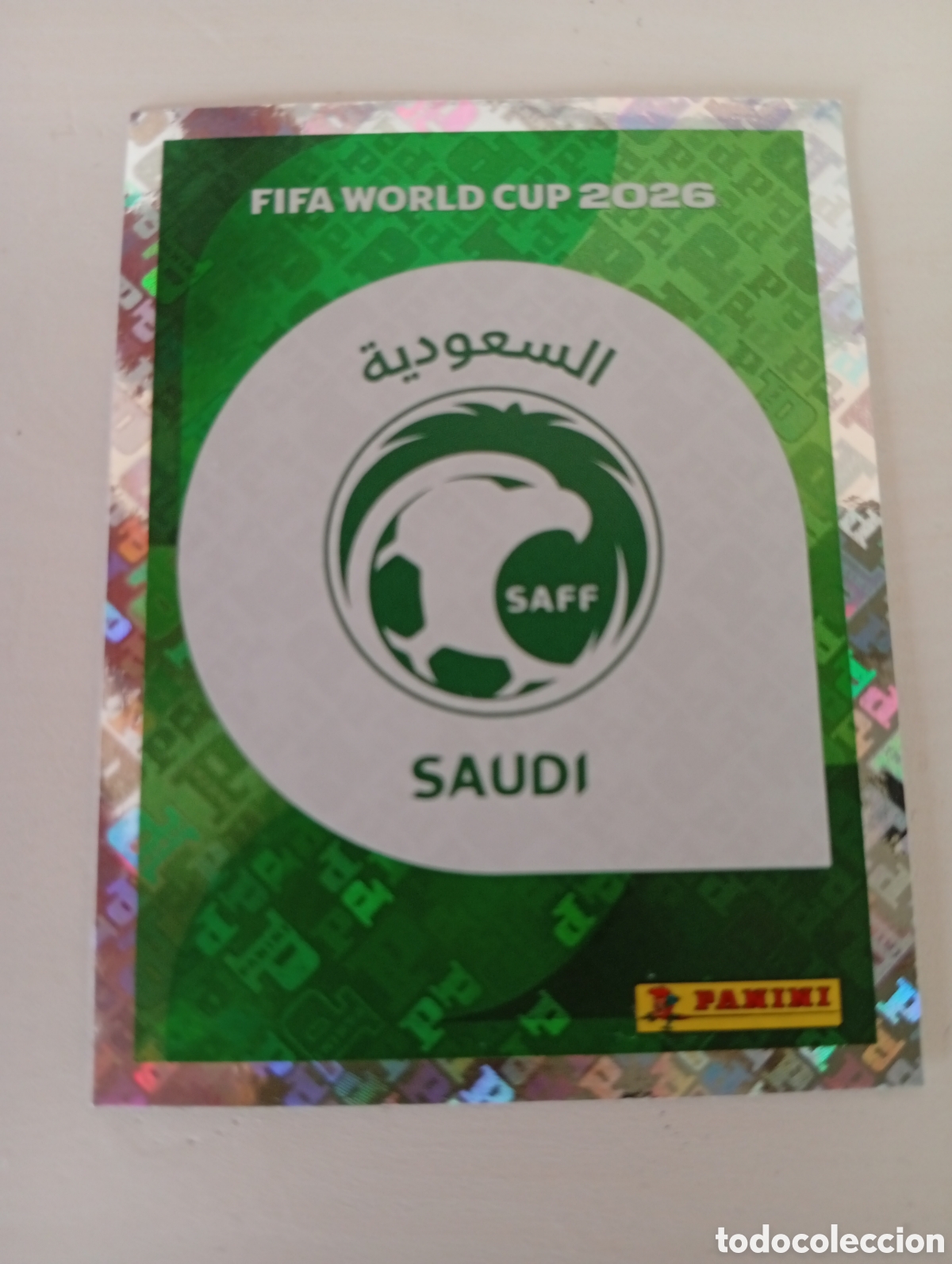 Cromos de f&uacute;tbol: FIFA WORLD CUP 2026 STICKER ESCUDO ARABIA SAUDI # KSA1 PANINI