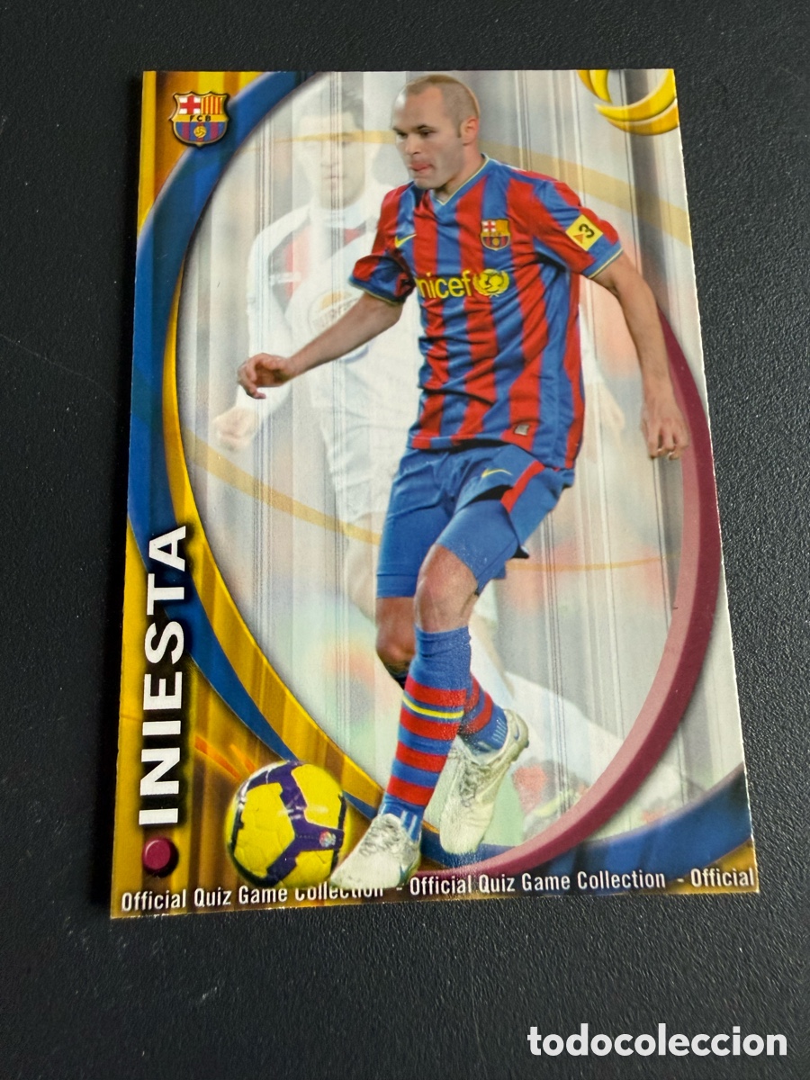 Cromos de f&uacute;tbol: MUNDICROMO 2011. 017. INIESTA ( FC Barcelona)
