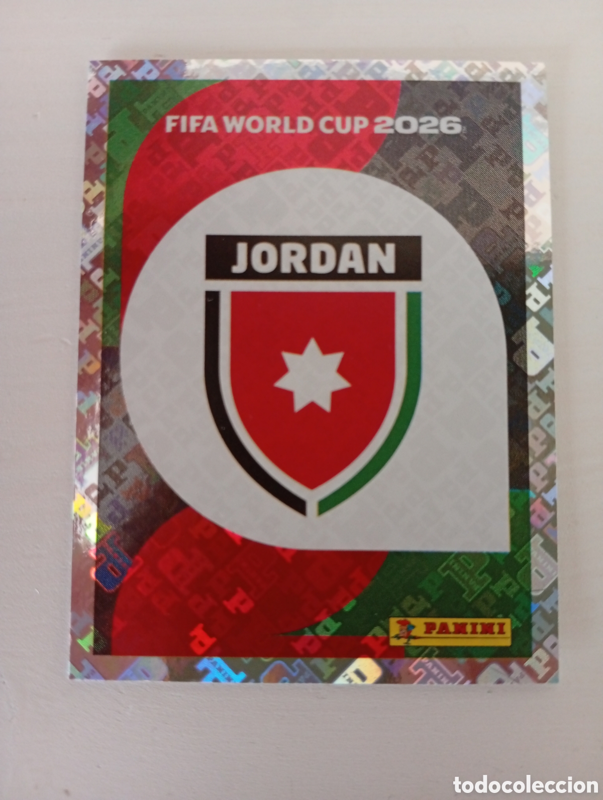 Cromos de f&uacute;tbol: ESCUDO JORDANIA JOR #1 MUNDIAL 2026