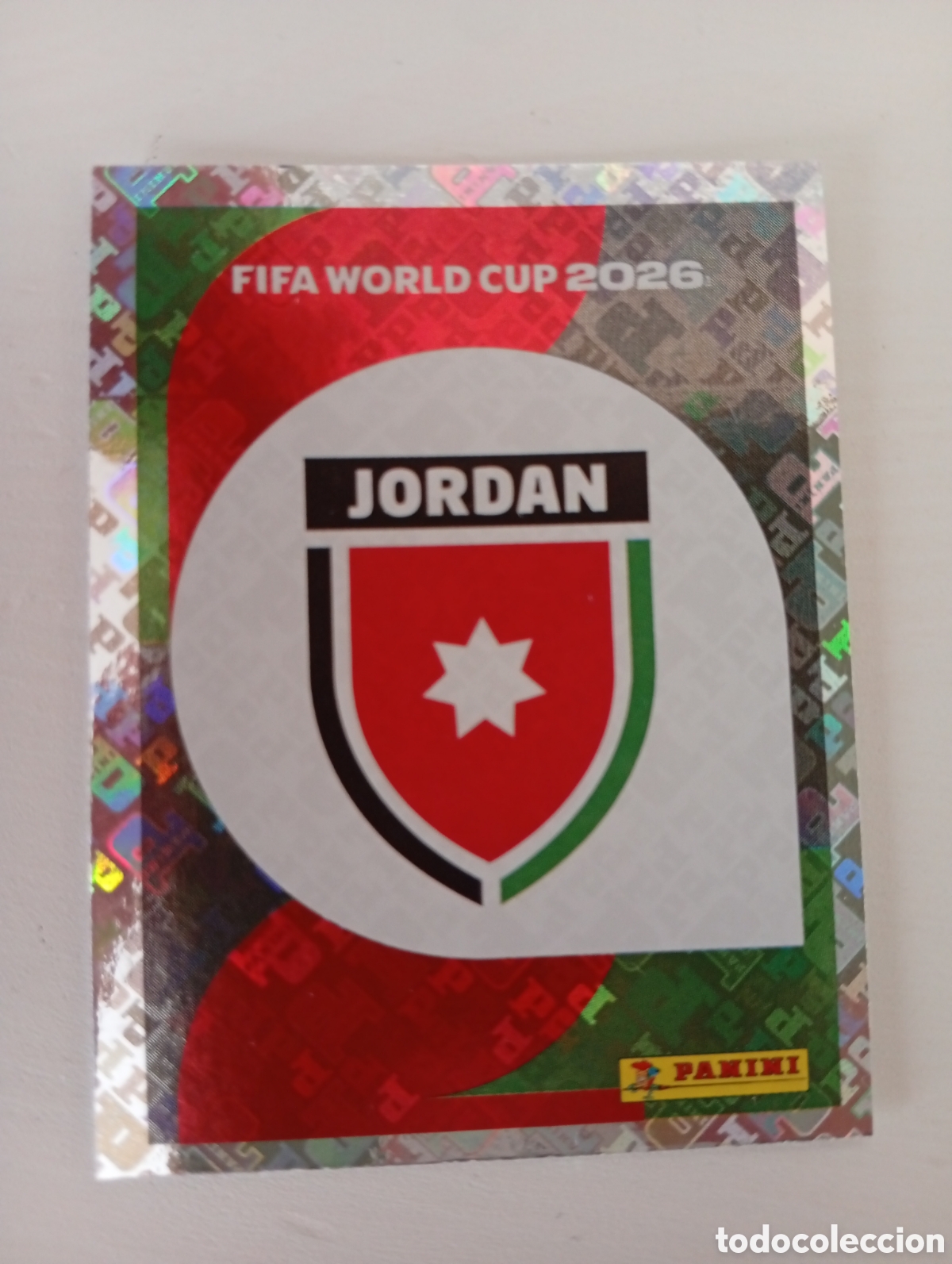Cromos de f&uacute;tbol: ESCUDO JORDANIA JOR #1 MUNDIAL 2026