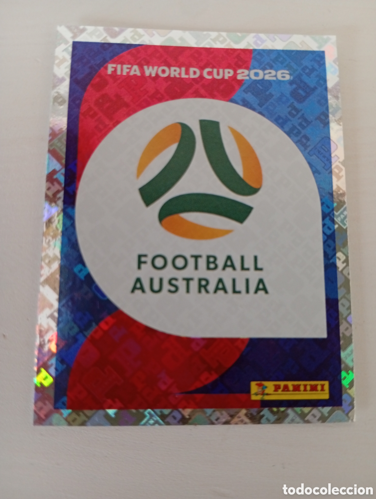 Cartes &agrave; collectionner de Football: ESCUDO AUSTRALIA AUS 1 MUNDIAL F&Uacute;TBOL 2026 FIFA WORLD CUP PANINI SIN PEGAR PEDIDO M&Iacute;NIMO 3&euro;