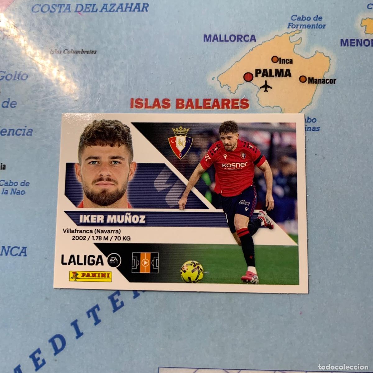 Cromos de Futebol: Iker Mu&ntilde;oz n&uacute;mero 13B de Osasuna cromo liga este 26-27 2026-2027