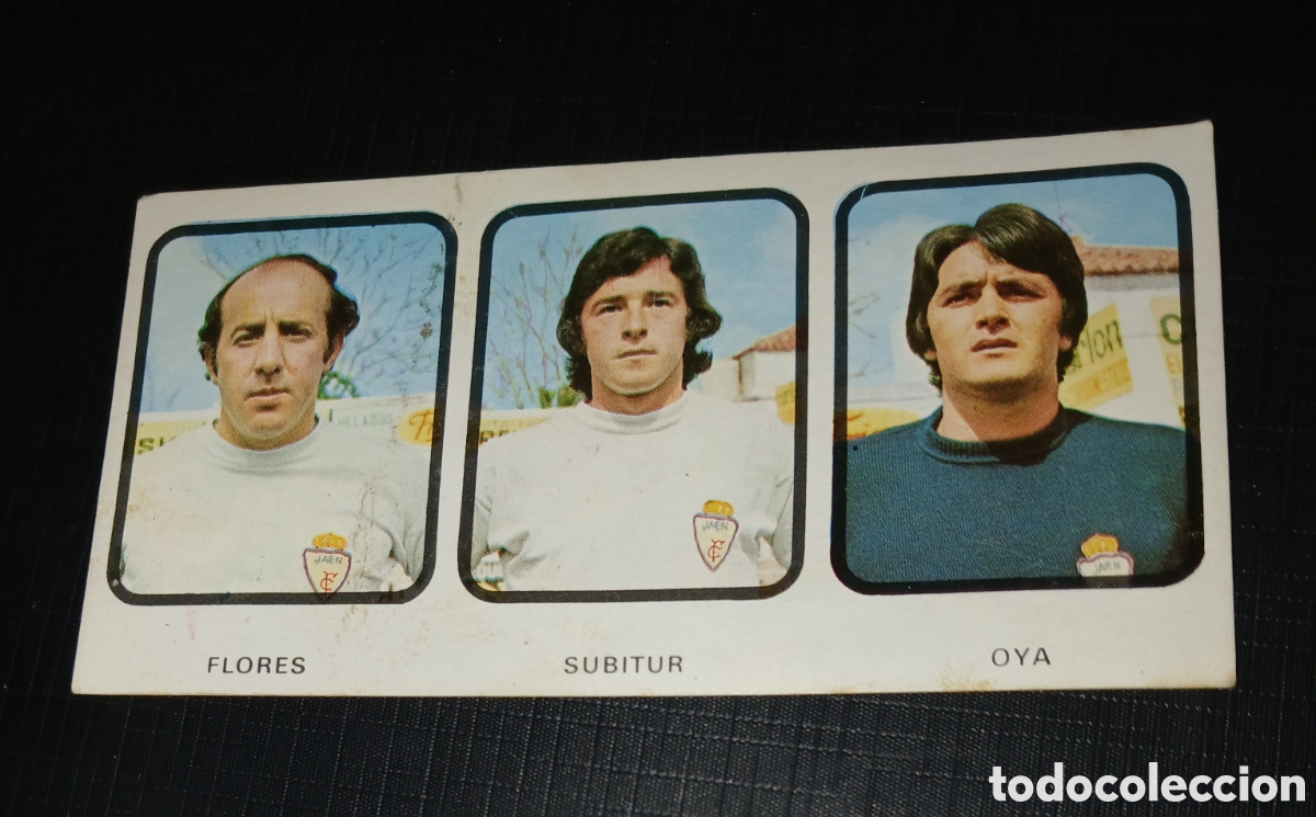 Cromos de f&uacute;tbol: Cromo Real Ja&eacute;n - Flores, Subitur, Oya - N&ordm; 180 - Liga 1973/74 Ruiz Romero / Ruiromer - Nunca Pegado