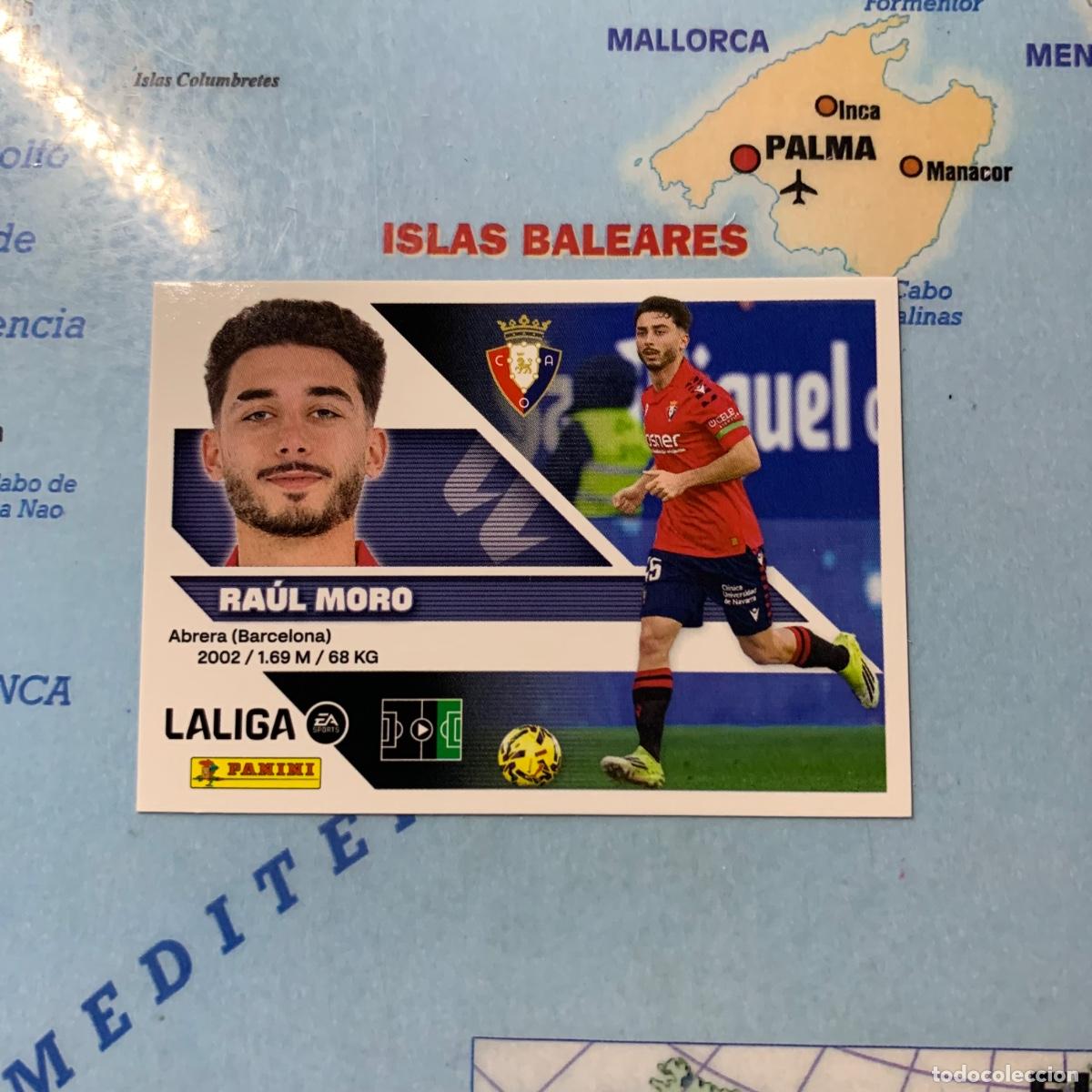 Cromos de f&uacute;tbol: Raul Moro n&uacute;mero 17 de Osasuna cromo liga este 26-27 2026-2027