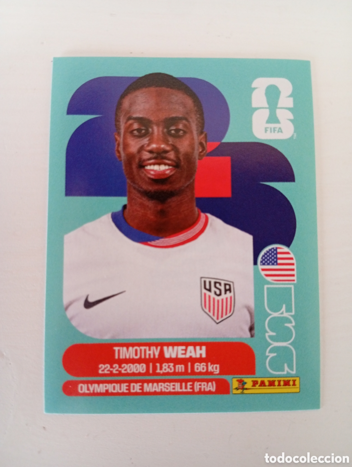 Cromos de f&uacute;tbol: USA 12 WEAH ESTADOS UNIDOS MUNDIAL FIFA WORLD CUP 2026 26 PANINI STICKERS NUEVO