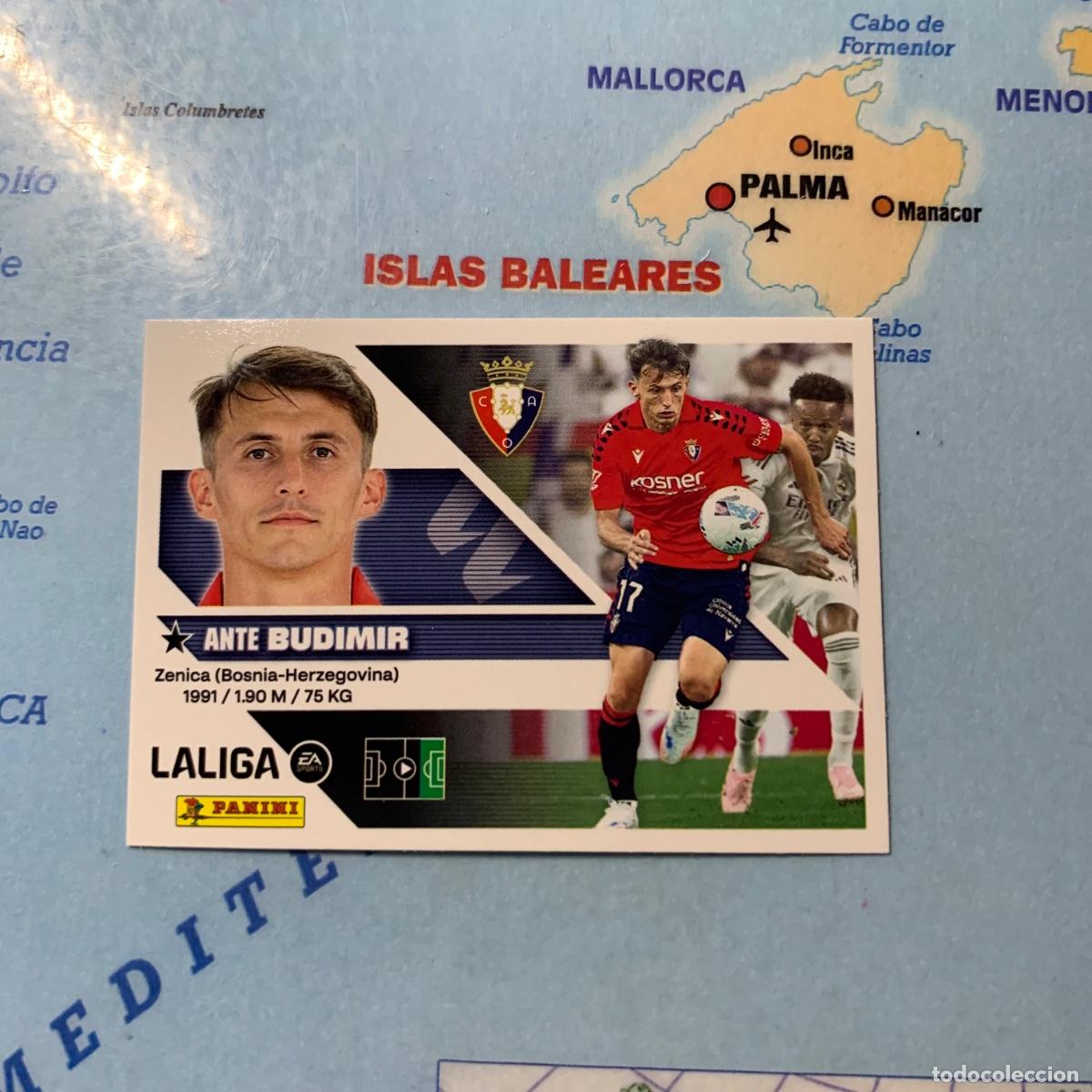 Cromos de f&uacute;tbol: Budimir n&uacute;mero 20 de Osasuna cromo liga este 26-27 2026-2027