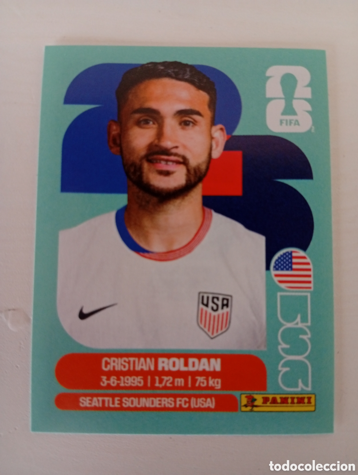 Cromos de f&uacute;tbol: CRISTIAN ROLDAN - USA 11 - ESTADOS UNIDOS- MUNDIAL DE FUTBOL - FIFA WORLD CUP 2026