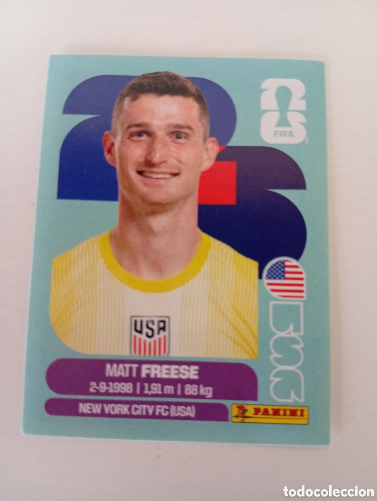 Cromos de f&uacute;tbol: FREESE ESTADOS UNIDOS USA 2 MUNDIAL F&Uacute;TBOL 2026 FIFA WORLD CUP PANINI SIN PEGAR PEDIDO M&Iacute;NIMO 3&euro;