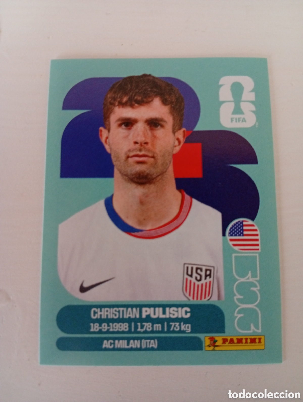 Cromos de f&uacute;tbol: CHRISTIAN PULISIC - USA 16 - ESTADOS UNIDOS- MUNDIAL DE FUTBOL - FIFA WORLD CUP 2026