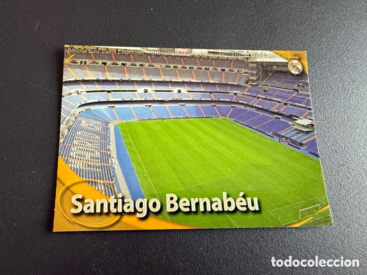 Cromos de f&uacute;tbol: MUNDICROMO 2011. Santiago Bernab&eacute;u. Mate