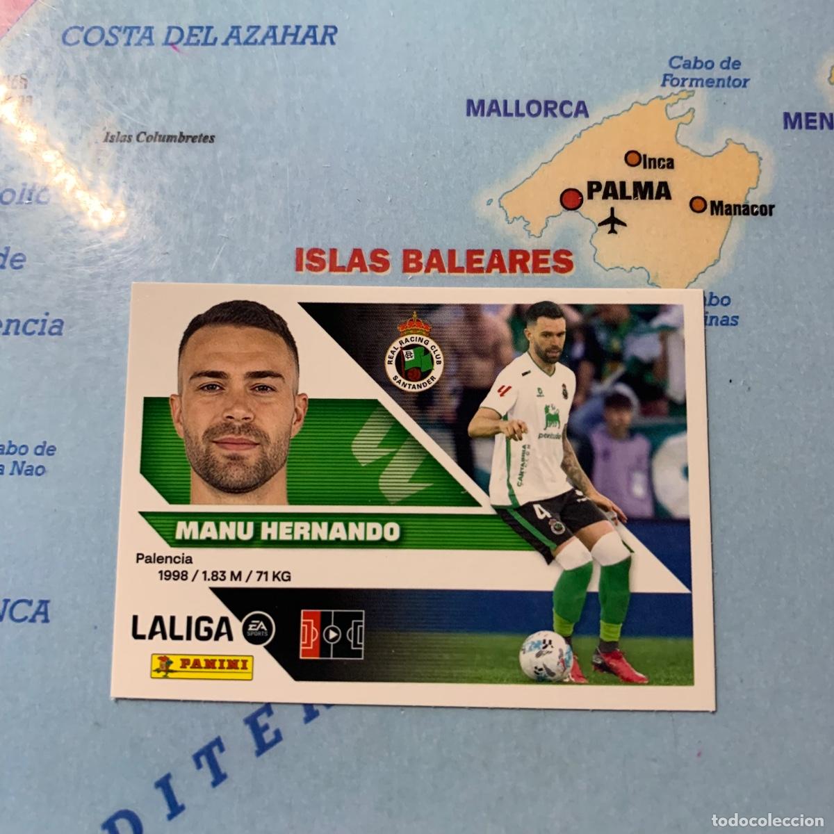 Cromos de f&uacute;tbol: Manu Herrando n&uacute;mero 9A del Racing de Santander cromo liga este 26-27 2026-2027